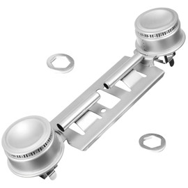 Upgraded WB16K10026 WB29K17 Double Burner Assembly Replacement Part Compatible with GE Hotpoin-t Gas Stove Range Top Double Surface Burner Kit Replaces 868697 AP2633210 WB16K10003 (1 Pack)
