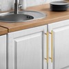 JOY DECOR 5 Pack Cabinet Handles, Gold Cabinet Pulls, 8-3/4