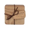 Creative Tops 5115973 Set of 4 Oak Veneer Coasters, 10.5