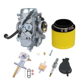 WHFZN 0470-454 Carburetor for Arctic Cat 400 375 Carb 2002 2003 2004 Compatible with CVK32 With Petcock Valve