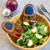 Totally Bamboo Baltique Marrakesh Collection Salad Hands Serving Utensil Set,