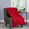 Lavish Home Velvet Throw – Oversized Microfiber Velvet Solid Polyester