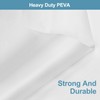 YellyHommy PEVA Waterproof Plastic Snap in Shower Curtain Liner Replacement