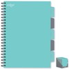 A4 Project Notebook 5 Dividers Twin Wire Soft Cover Mint
