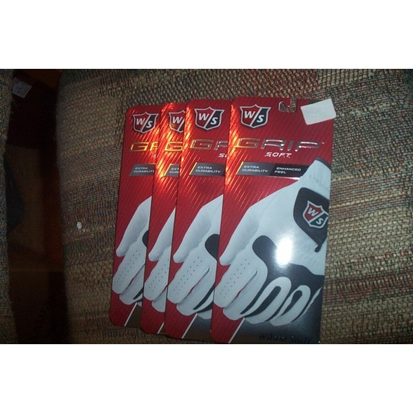 wilson 4 BRAND NEW Wilson Grip Soft Mens LH Large