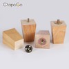 4 Inch Wood Furniture Legs, Wooden Couch Sofa Leg Feet