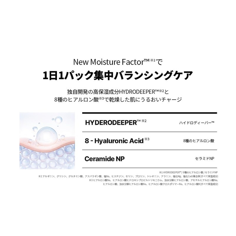 MEDIHEAL® The N.M.F 365 Aqua Mask, Large Capacity, Daily Skin