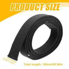 GJKLO 160 cm Judo Suit Children's Judo Belt Judo Karate Belt Martial Arts Karate Judo Cotton Taekwondo Belts Professional Karate Aikido Belt Martial Arts Belt (Black)