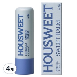 House Sweet Sweet Balm Baby Nose Cooling Balm, 4 Pieces / 하우스윗 스윗밤 아기 코 쿨링 밤, 4개