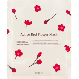 Aktive rote Blumenmaske