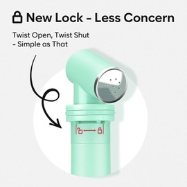 Easy@Home Portable Bidet for Travel: Peri Bottle for Postpartum Care - Handheld Sprayer for Women & Men | 380ml(12.8oz) Large Personal Hygiene Cleaning Bottle | BPA-Free | EPB-01 Green