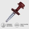 (Pack of 60) Metal Roofing Screws 4.8 x 28 mm