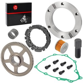 Starter Clutch One Way Bearing Gear Idler & Gasket For Honda TRX400EX TRX 400EX 400X 1999-2014 & Flywheel Puller Remover Tool 20mm