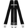 Decalen Mens Braces with Very Strong Clips Heavy Duty Suspenders