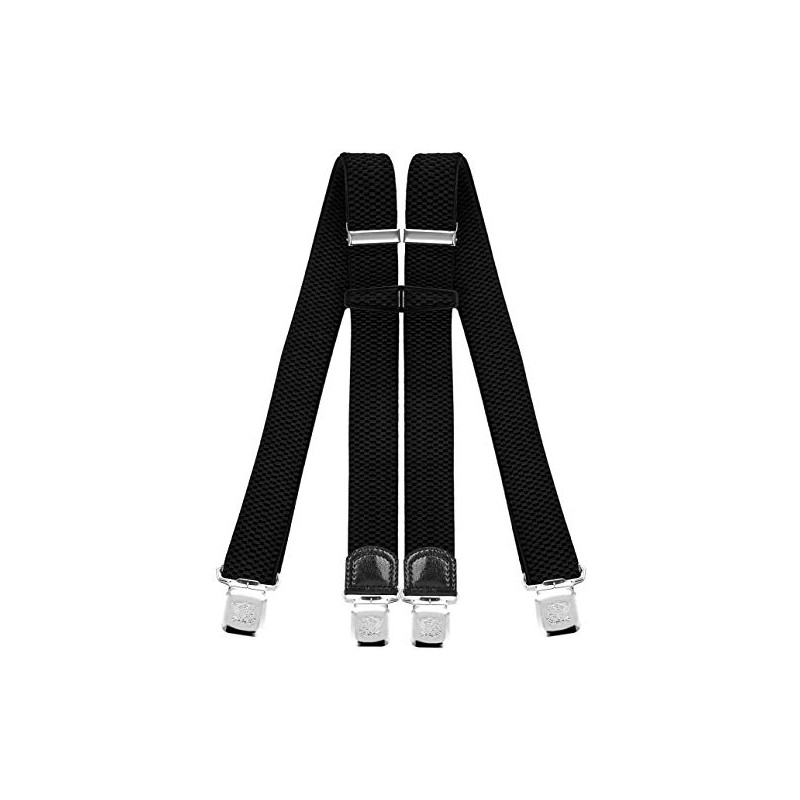 Decalen Mens Braces with Very Strong Clips Heavy Duty Suspenders