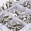 260Pcs M4 M5 M6 Hex Socket Countersunk Machine Screws,Nuts and