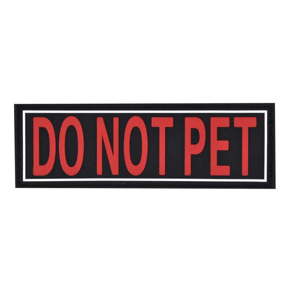 Dogline Do Not Pet Patchs for Harness and Vest Removable