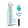 Brita Insulated Filtered Water Bottle with Straw, Reusable, Stainless Steel