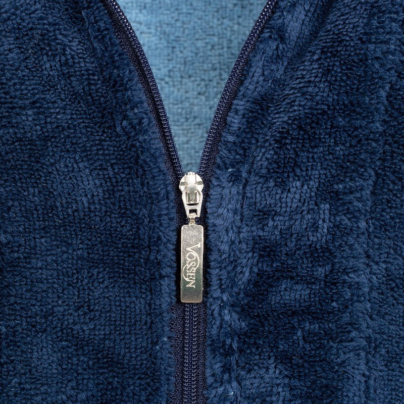 Vossen Palermo Women's Bathrobe, Plain Colour - Blue - 10