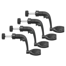 PATIKIL Fishing Reel Handle Replacement Part, 4Pcs Metal Crank Rock Arm Rotary Knob Plastic Grip for Fishing Reel Accessories with Nut, Fit #200 Series Reel (110mm)