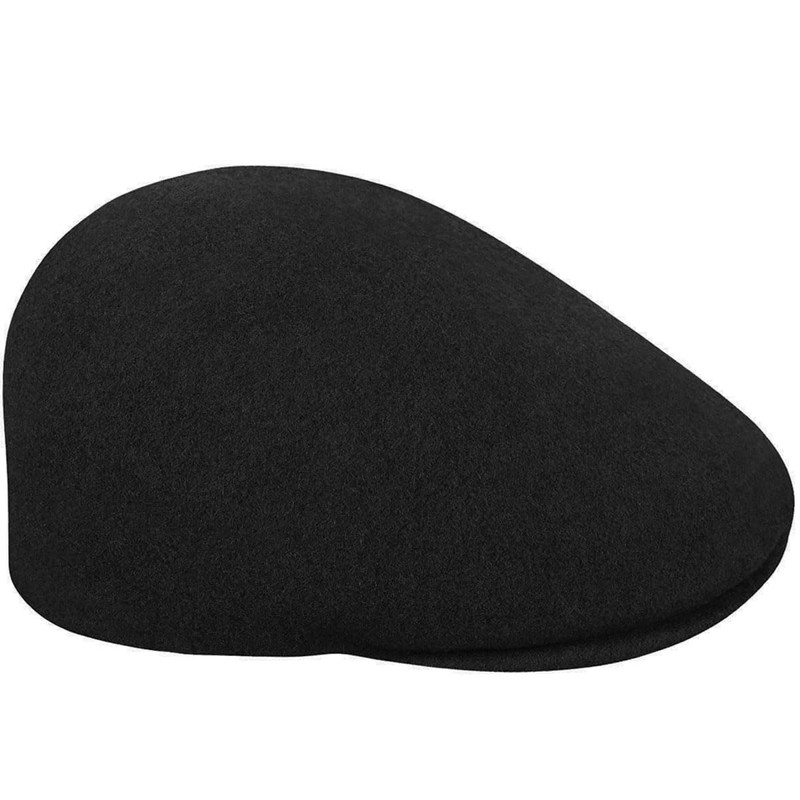 Kangol Men's Seamless Wool 507 Peaked Cap, black