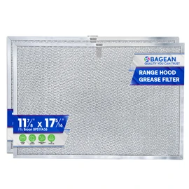 Bagean Stove Hood Vent Filter 11.81"x17.32" BPS1FA36 Compatible with Broan Range Hood Filter Replacement - Fit's Allure Range Overhead Aluminum Screen - Blocks Grease & Filters Over Oven Air (2-Pack)