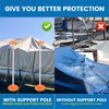 Tuszom 2 Pack Boat Cover Support Pole, Adjustable Steel Support