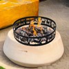 FLITURE Fire Pit Ring - Heavy-Duty 36'' Steel Fire Ring