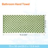 sourcing map 4 Pcs Bathroom Hand Towels Green Soft Absorbent