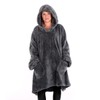 Snug Rug Wearable Blanket Hoodie Sherpa Fleece Adults Size Hooded