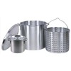 Professional Grade 80 Quart All Purpose Boiling Pot with Basket