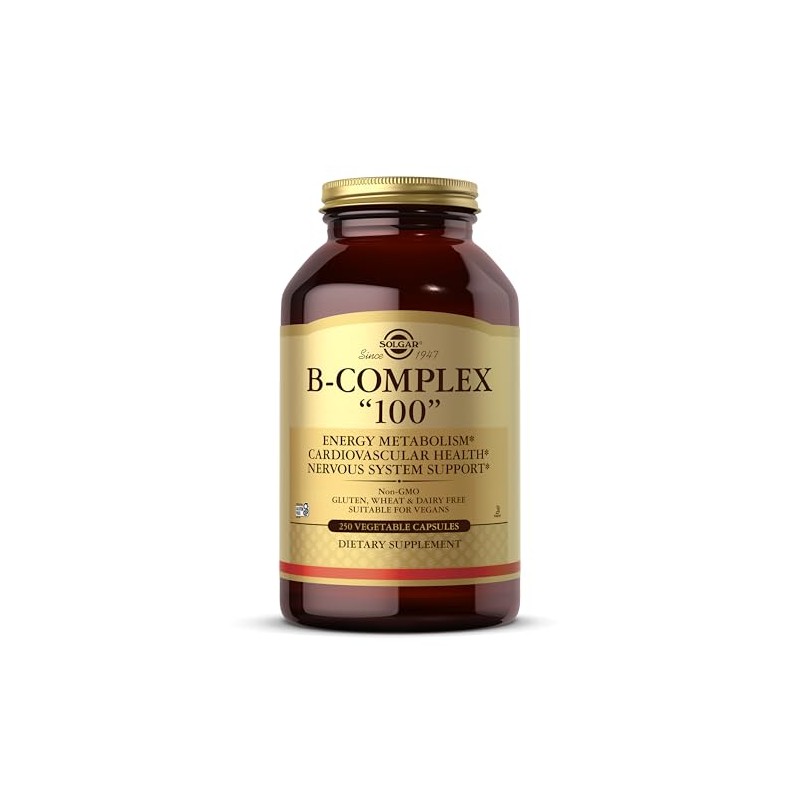 Solgar Vitamin B-Complex 100" - 250 Vegetable Capsules