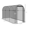 Outsunny 4' x 12' Crop Cage, Plant Protection Tent with