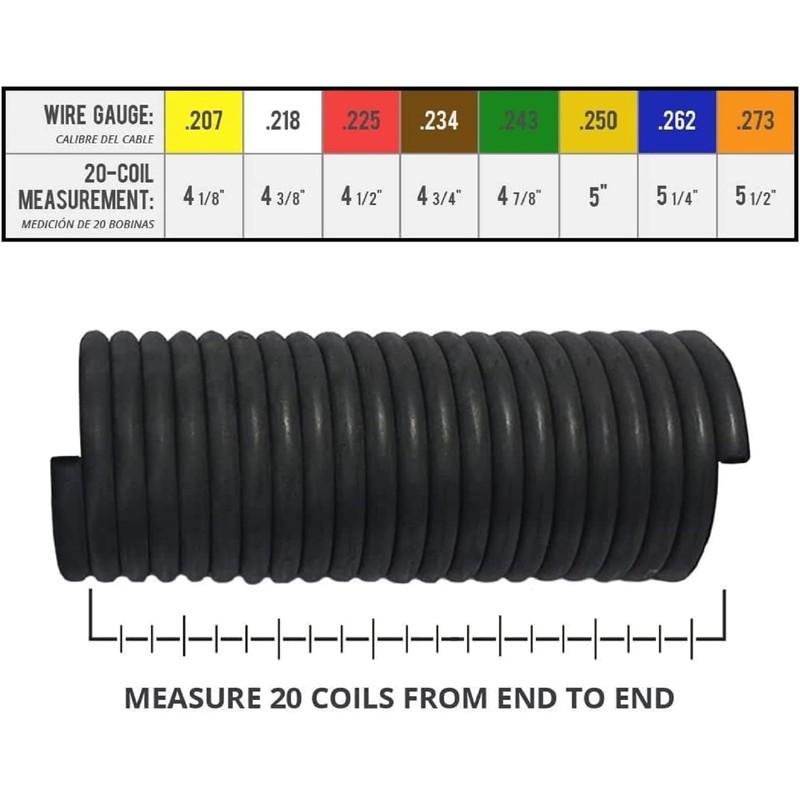 Garage Door Torsion Spring (0.218" Wire x 2" D x
