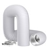 Hon&Guan Aluminium PVC Ventilation Air Ducting 4 Inch Flexible Vent