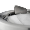 2 x Wind Ashtray Hinged Lid Outdoor & Indoor Stainless