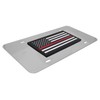 Elektroplate Firefighter Thin Red Line USA Flag All-Metal Stainless Steel