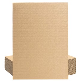Belle Vous Brown Card for Crafts A4 (Pack of 24) - 3mm Thick Flat Kraft Paper A4 for Packages, Arts, Crafts and Packaging