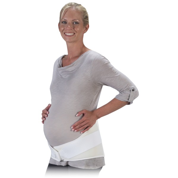 Bilt-Rite Mastex Health 8 Inch Deluxe Maternity Support, White, Small