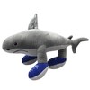 HNIEHEDT Tung Tung Tung-Sahur Plush, Tralalero Shark Toy,Funny Italian Shark