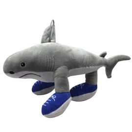 HNIEHEDT Tung Tung Tung-Sahur Plush, Tralalero Shark Toy,Funny Italian Shark Meme Figure Animals Plush Birthday Gifts for Kids & Fans (B)