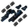 Chrome4urAuto Sunroof Clip Slideway Ceiling Glass Slider Repair Kit For