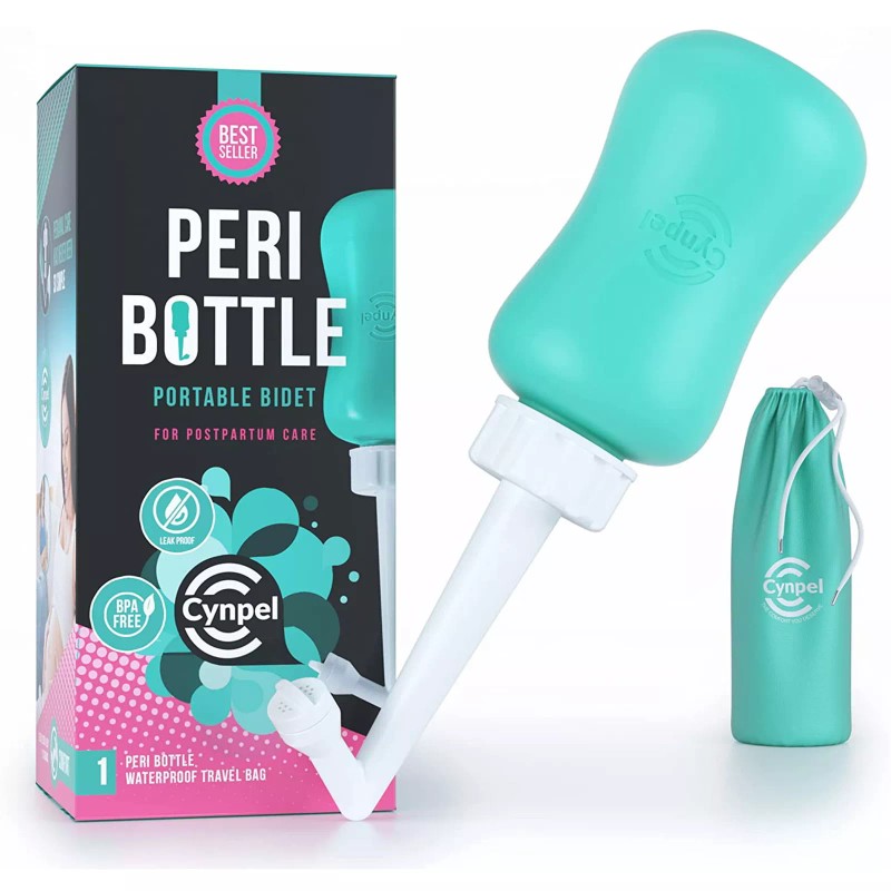 Cynpel Peri Bottle Portable Bidet Sprayer Bottle w/Waterproof Travel Bag