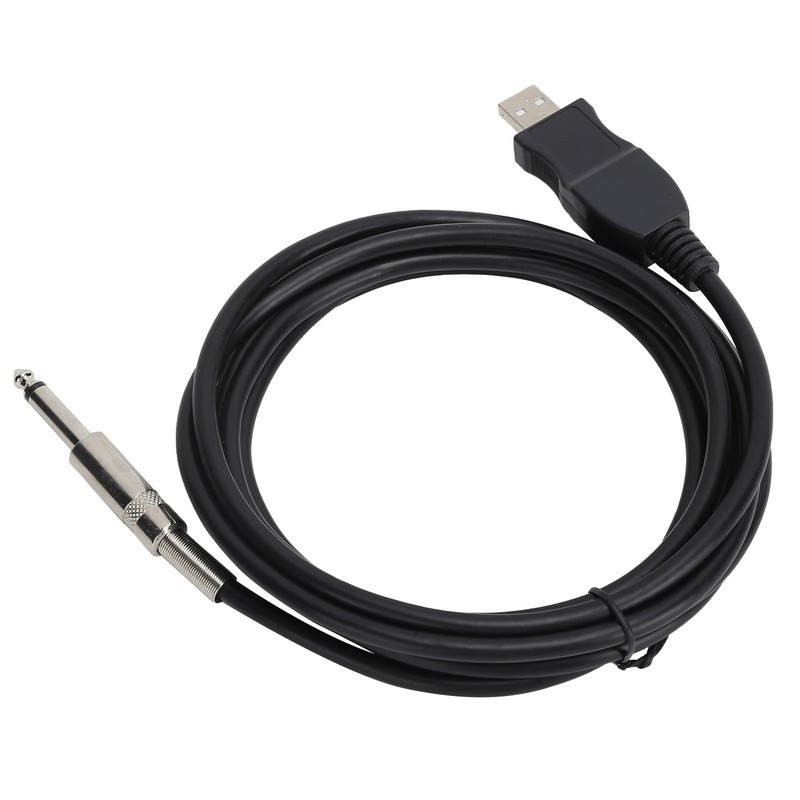 Guitar USB Cable 3 Meters Compatible with The Computer Connection