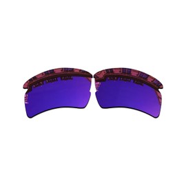 Vonxyz Lenses Replacement for Oakley Flak 2.0 XL OO9188 Sunglass - Violet MirrorCoat Polarized