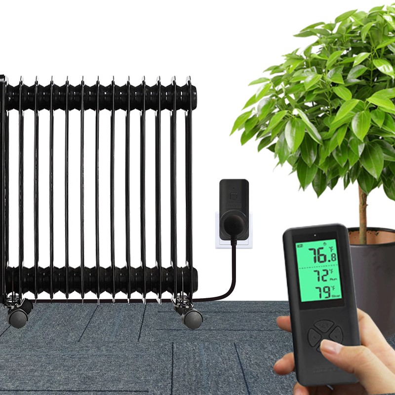 DIGITEN Wireless Thermostat Plug-in Temperature Controller Outlet Remote Control Built