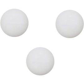 BWESOO 3Pcs White Table Tennis Sports Balls Ping Pong Ball Club Match Balls High Elasticity Table Tennis Outdoor Sport Accessories Durability Table Tennis Leisure Sports and Game Room (40mm)