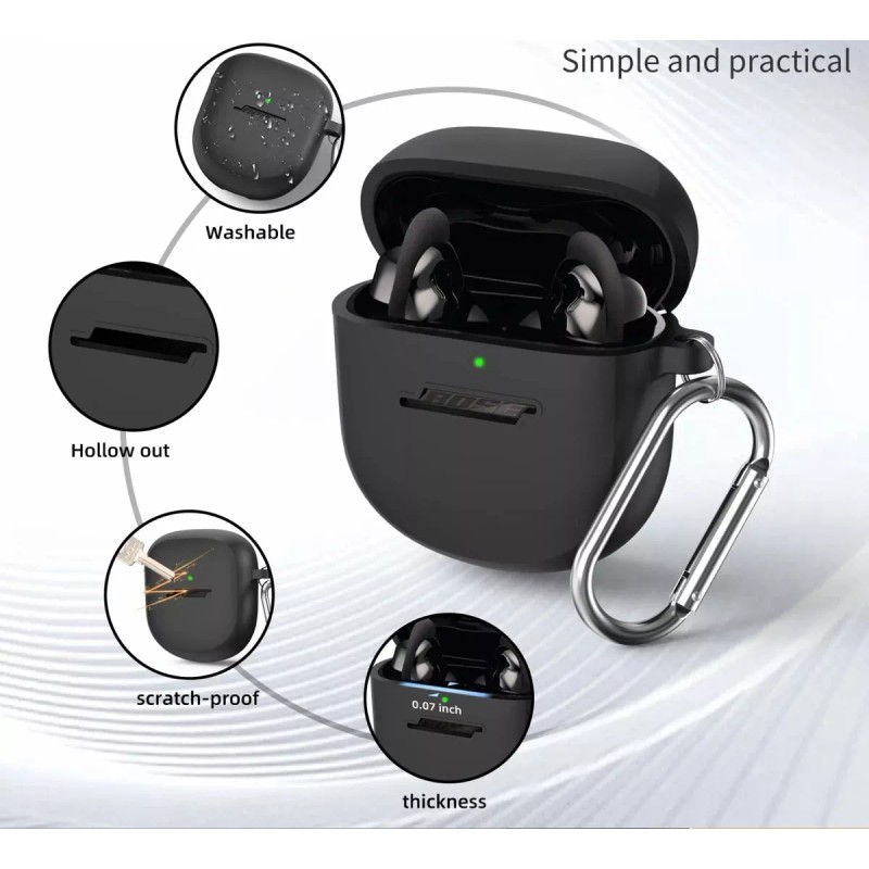 Estuchelandia Funda Silicona Para Bose Quietcomfort Ii 2022 Ultra 2023