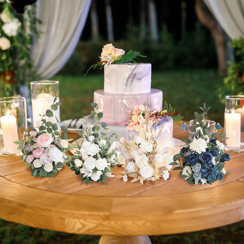 1 Pair Artificial Wedding Arch Flowers Simulation Background Decoration Flowers