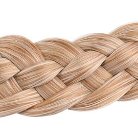 Gledola 5 Strands Synthetic Hair Braid Headband Hair Braided Headband for Women Girl (Golden Blonde)